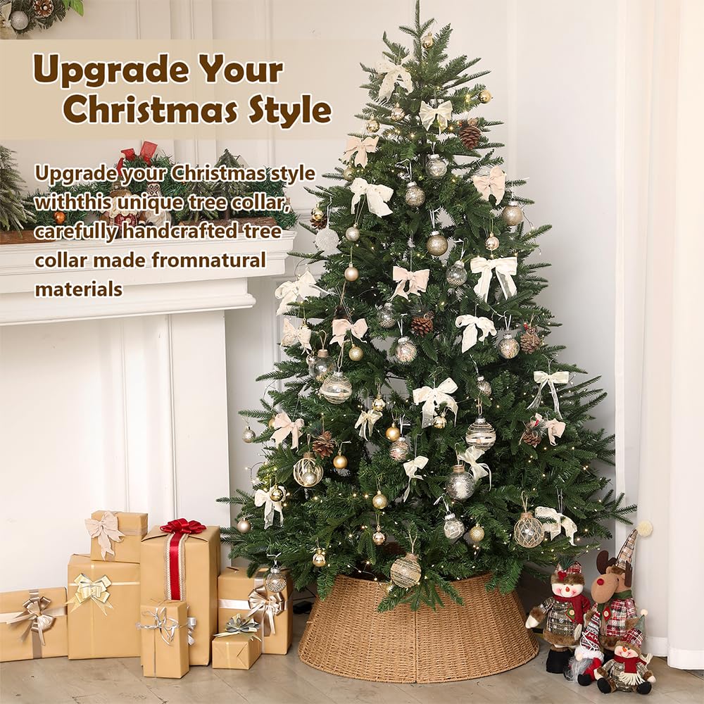 Christmas Tree Collar, 36 Inch Rustic Farmhouse Christmas Tree Base Stand Cover