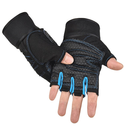 Workout Gloves, Gym Gloves for Men, Wrist Wraps Lifting Wrist Wraps Gloves for Working Out, Hand Out Gloves Fitness Gloves Full Palm Protection