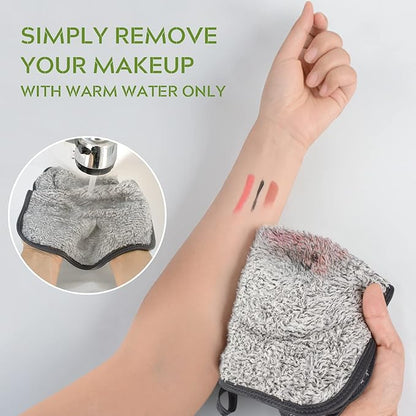 SUNLAND Microfiber Face Towels Reusable Makeup Remover Cloth Face Cloth Facial