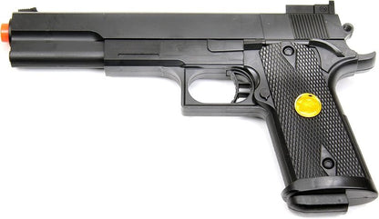 BBTac 1911 Dual Spring Airsoft Pistols - 2-Pack High Performance 260 FPS Handguns | Spring Powered for Target Shooting & Tactical Play