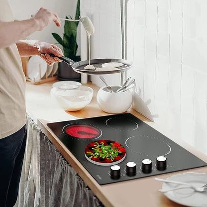 Christmas Decor Electric Stove Burner Covers，4 Pcs Xmas Decor Round Stove Burner Covers，8 Inches and 10 Inches，Gas Stove Burner Cover,Metal Cooktop Christmas Tree Decorative，Home Decor,Kitchen Decor