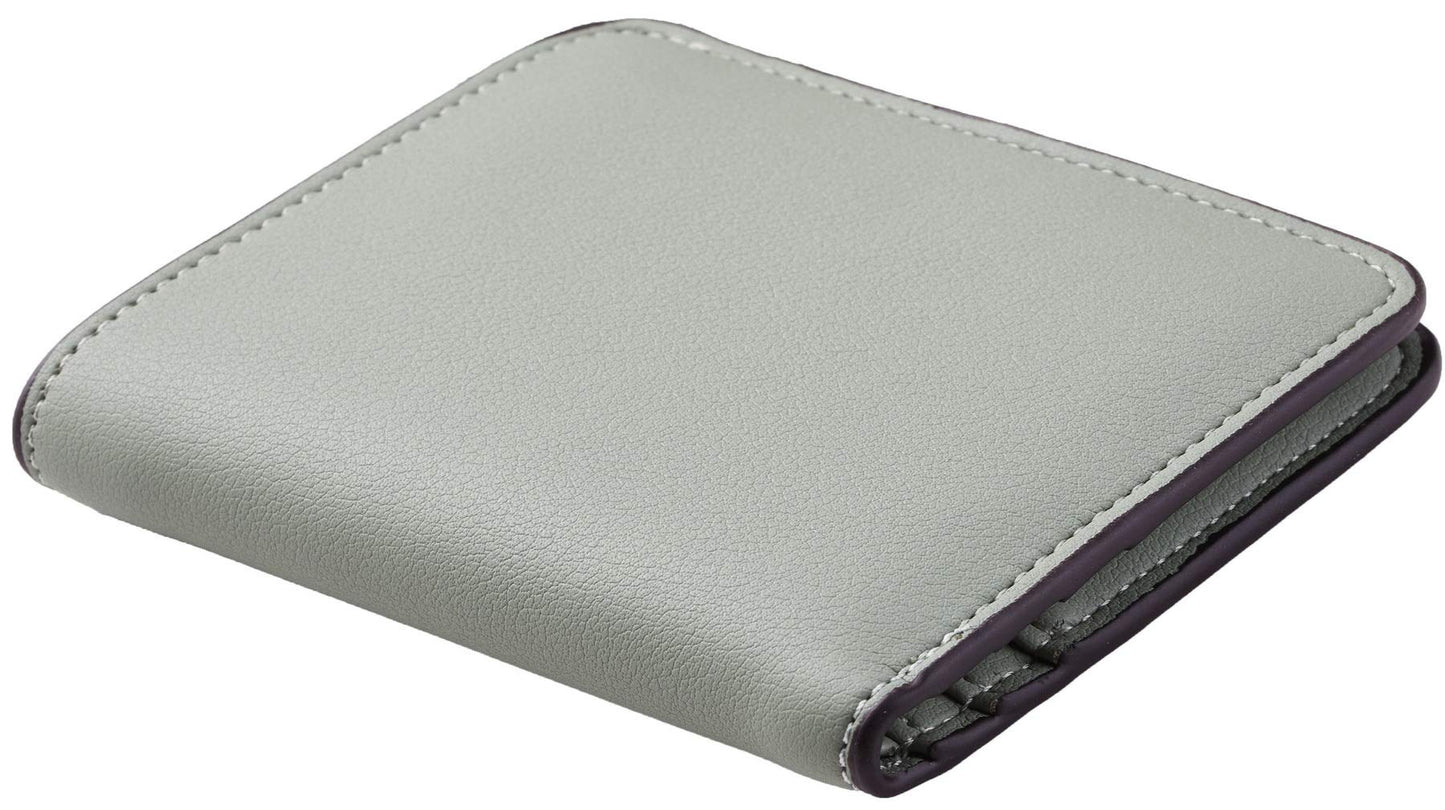Toughergun Women’s Small Slim Leather Wallet with RFID Protection, Compact Bifold Mini Purse with Clear ID Window