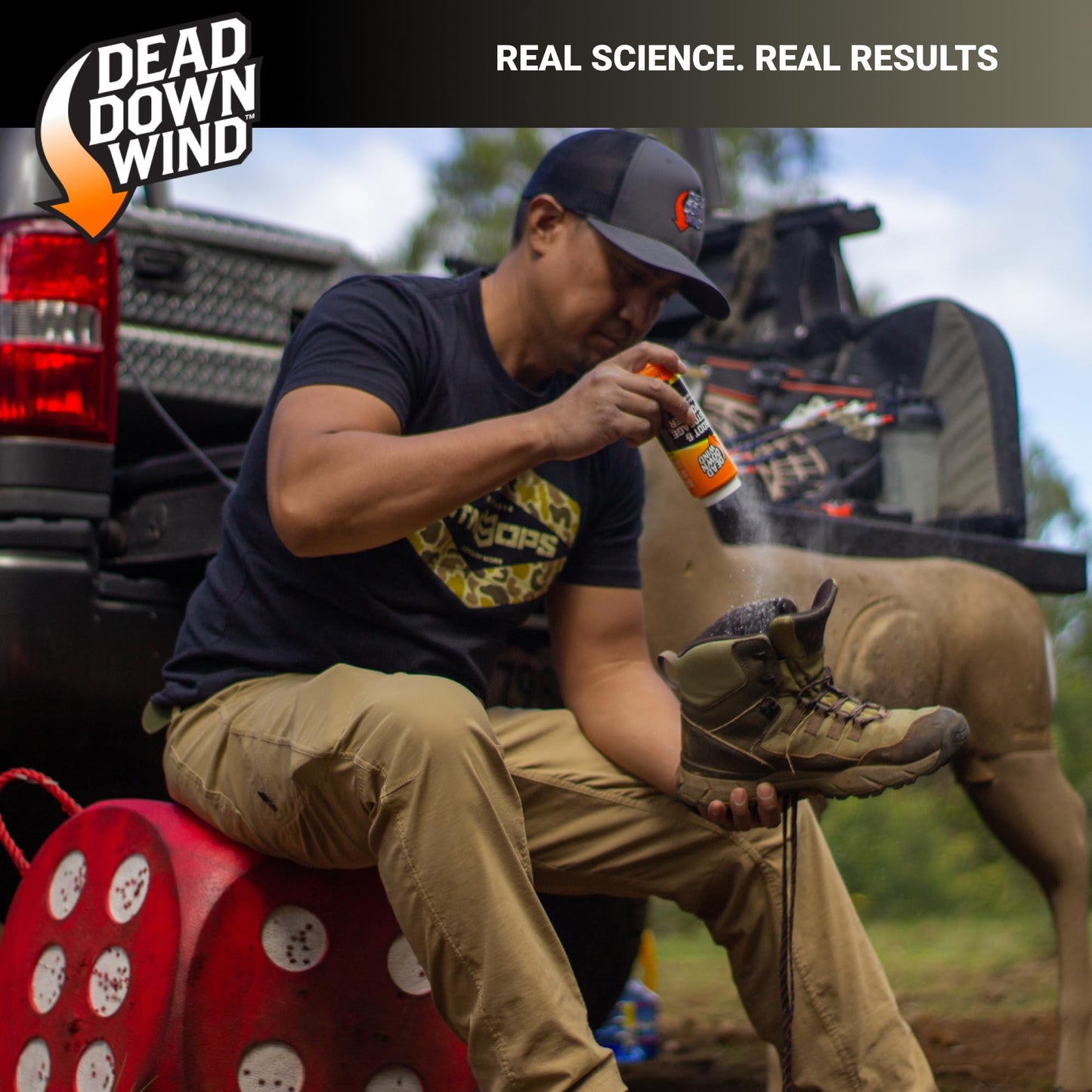 Dead Down Wind Boot and Storage Powder | 4 Oz Bottle | Hunting Accessories | Helps With Odor for Hunting Boots, Gear, Storage Bags + Clothes | Scent Management Foot Powder