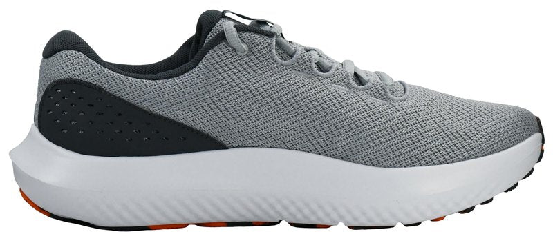 Under Armour Men's Charged Surge 4 Sneaker, Mod Gray/Castlerock/Team Orange, 12