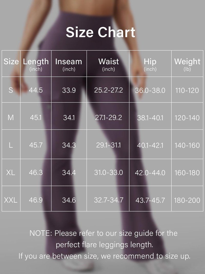 YEOREO CoreFlex Women Workout Flare Leggings with Pockets Hidden Scrunch Cargo Gym Yoga No Front Seam Leggings Black Berry Purple M