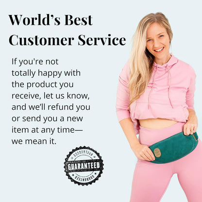 Pixie Period Heating Pad for Cramps - Thinnest Wearable Heating Pad - Unnoticeable Under Clothes - Best Portable Pain Relief Belt Device with Heat On The Market - Hours of Menstrual Pain Relief