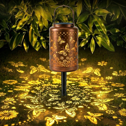 Butterfly Solar Lanterns Outdoor Waterproof with Ground Stake - Unique Gifts for Women Mom Grandma,Birthday Gifts for Women,House Warming Gift New Home - for Garden Patio Yard Porch Lawn