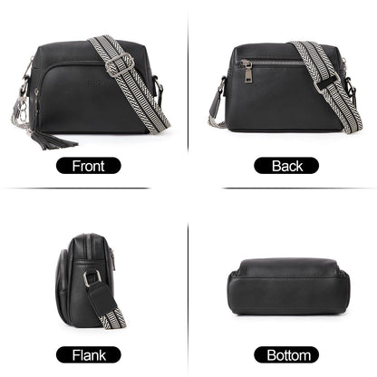 CLUCI Crossbody Bags for Women Trendy, Vegan Leather Shoulder Handbags，Purses for Women with Adjustable Wide Strap