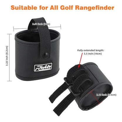 Roykaw Golf Range Finder Pouch Holder, No Nailed Required Range Finder Mount for All Major Rangefinder, Golf Carts & Push Carts, Ideal for Small Items