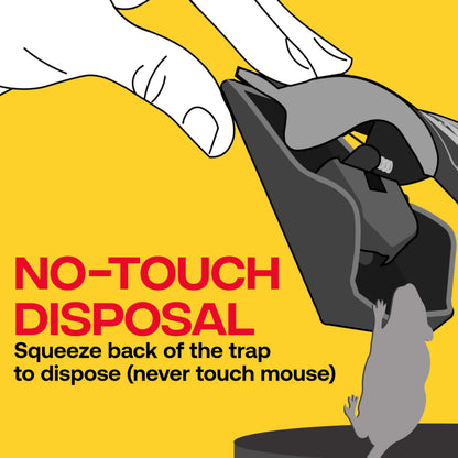 Victor M070B Easy and Safe-Set Power Kill Mouse Trap Quick and Clean Rodent Disposal - 2 Reusable Mouse Traps