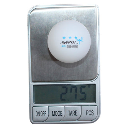 MAPOL 100 Pack White 3-Star Table Tennis Balls Advanced Training Ping Pong Ball