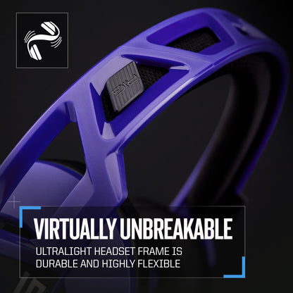 RIG 300 PRO HC Universal Gaming Headset - Xbox Series X, Xbox Series S, Xbox One, PS5, PS4, PlayStation, Nintendo Switch, Laptop, 3.5mm – Flip-to-Stow Mic, 40mm Speakers – Dolby Atmos – Cosmic Purple