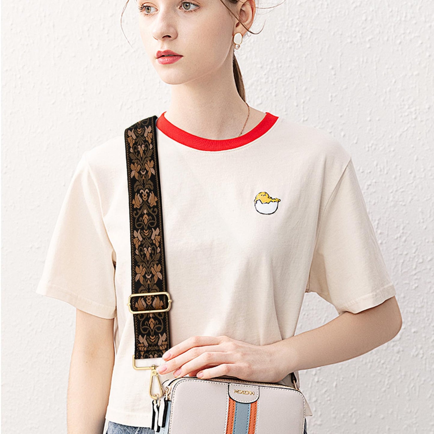 Purse Straps Replacement Crossbody Wide Bag Strap for Purses Adjustable Shoulder Straps for Women Bags