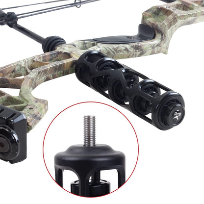 SOPOGER Bow Stabilizer for Compound Bow Recurve Bow Archery Stabilizers 5 Inch 6 Inch Bow Stabilizer Kit for Hunting Vibration Dampening