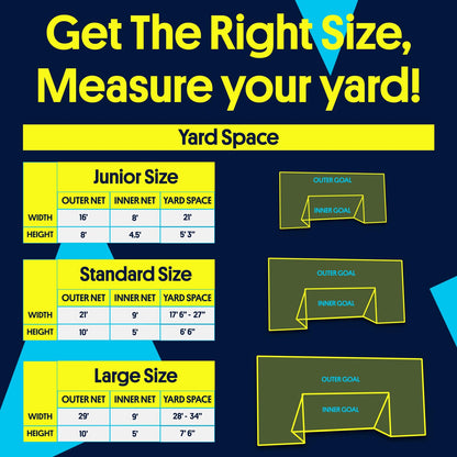 Open Goaaal Soccer Rebounder/Goal/Backstop All-in-One (Standard)