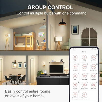 Sengled Smart Light Bulbs, Retro WiFi Light Bulbs, Vintage Filament Led light Bulbs, Smart Edison Bulbs That Work with Alexa & Google, ST19 Led Bulb 60 Watt Equivalent, 2000K E26 No Hub Required,4Pack