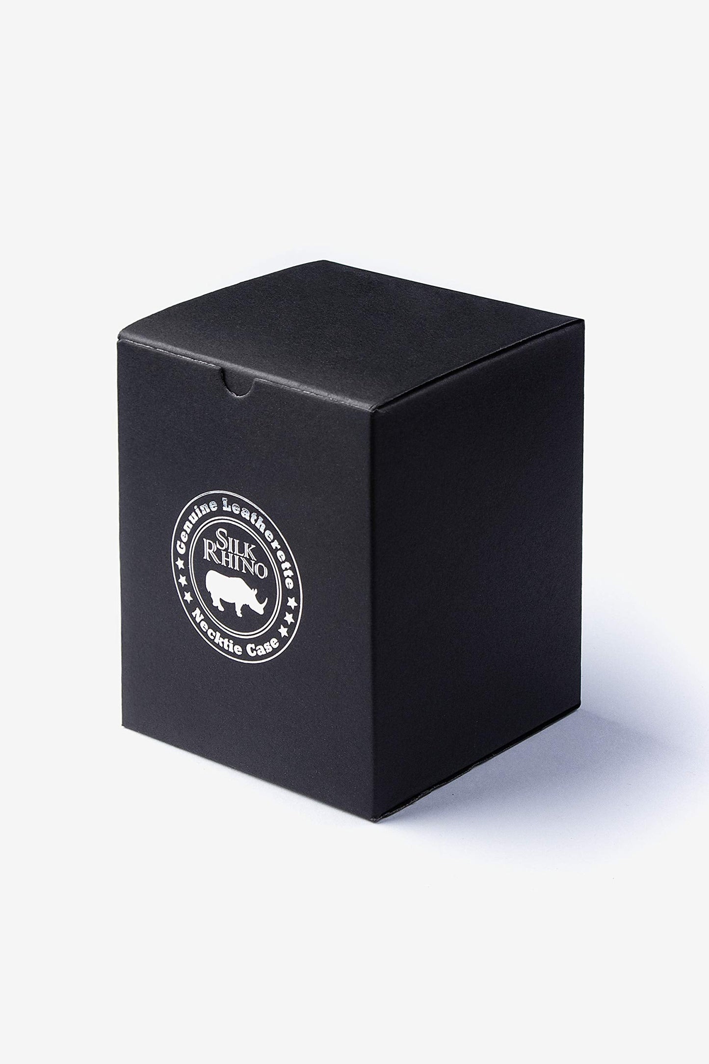 Black Tie Travel Case Roll - Perfect Business Gift - Vegan Faux Leather Necktie Anti-Wrinkle Storage Case