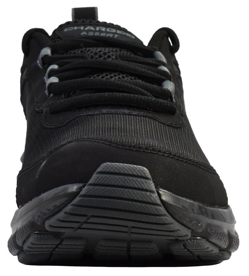 Under Armour Men's Charged Assert 9 Camo, Black/Black/Pitch Gray, 10.5 US