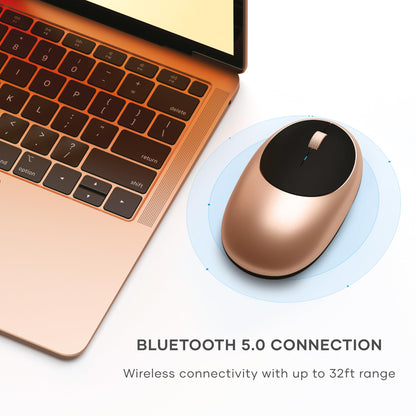 Satechi M1 Wireless Bluetooth Mouse, USB-C Rechargeable, Compact & Portable, for MacBook Air/Pro M4, iPad Air/Pro M4/M3, iPad mini, Mac mini, iMac & Windows - Space Gray
