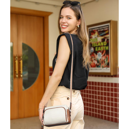 CLUCI Crossbody Bags for Women Trendy, Vegan Leather Shoulder Handbags，Purses for Women with Adjustable Wide Strap