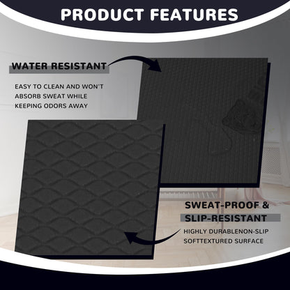 Fitvids Balance Pad with Non-slip, Black