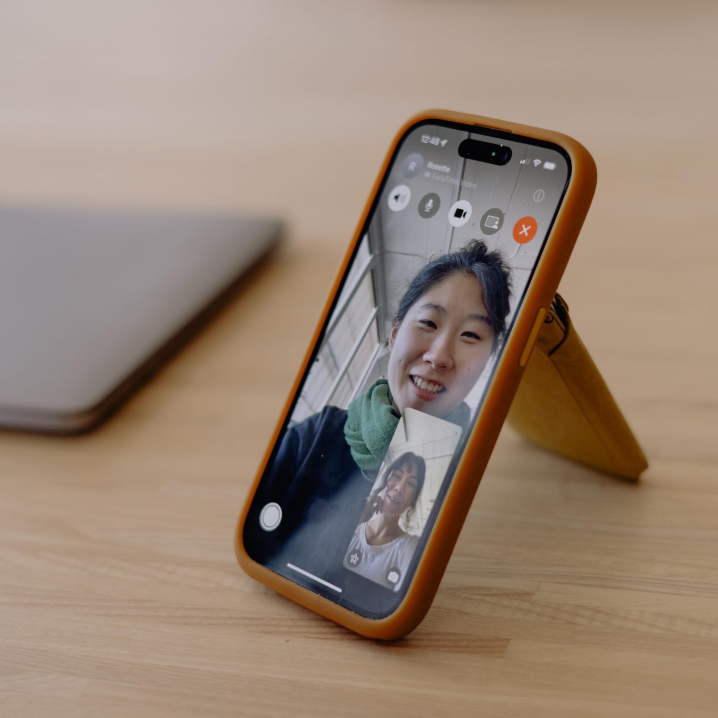 Peak Design Mobile Stand Wallet, Eclipse, Slim Profile, On-Demand Stand, Weatherproof Nylon Fabric, Connects to Mobile Cases, MagSafe Compatible, for iPhone, Samsung and Google Phones