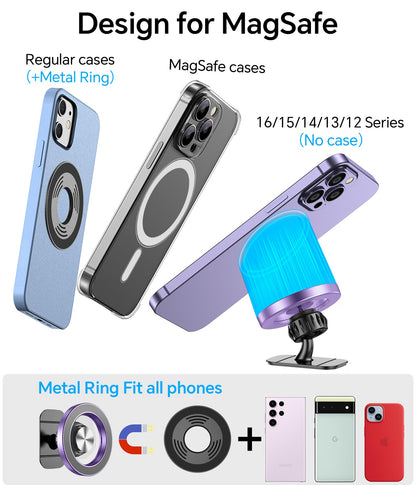 Kaistyle for Magsafe Car Mount【20 Strong Magnets】Magnetic Phone Holder for Car Phone Holder Mount Dash Mounted Holders Cell Phone Holders for Your Car Accessories for Women Men for iPhone 17 16 15 14