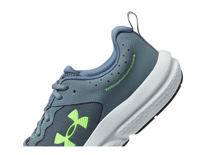 Under Armour Men's Charged Assert 10, (101) Gravel/Gravel/Lime Surge, 15, US