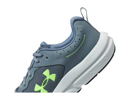 Under Armour Men's Charged Assert 10, (100) Gravel/Gravel/Lime Surge, 12, US
