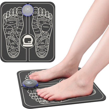 CWTUL Health Expert Electronic Stimulator and Powered Muscle Stimulation for Pain Relief, EMS Foot Massager-4