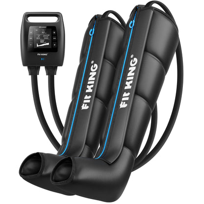 FIT KING Air Compression Recovery System, Cordless Full Leg Massager with Dynamic Pressure, Fast Recovery for Athletes (Medium)
