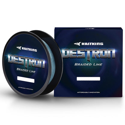 KastKing Destron Braided Fishing Line, Gray , 600 yds-6lb-0.11mm