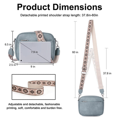 CLUCI Crossbody Bags for Women Trendy, Vegan Leather Shoulder Handbags，Purses for Women with Adjustable Wide Strap