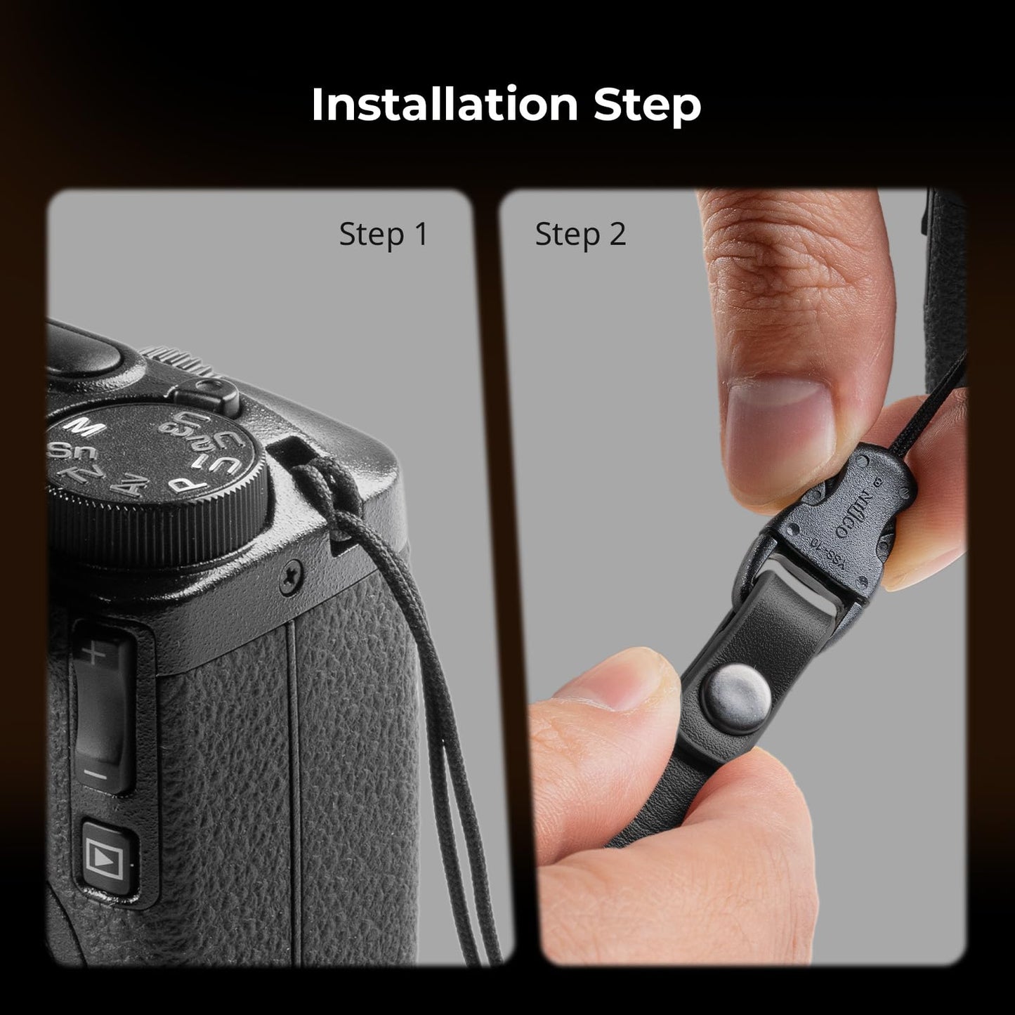 SMALLRIG Quick Release Wrist Strap for RICOH GR IV/GR III, Adjust Tightness, for Sony ZV-1 II/ZV-1F, for Canon G7X Mark iii/Powershot, for FUJIFILM X100VI / XT 30 iii/X-M5/ X-E5