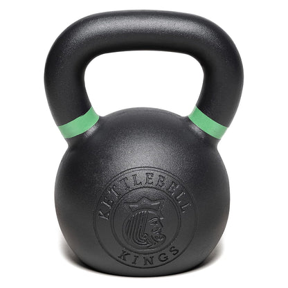 Kettlebell Kings Powder Coated Kettlebell Weights 5-90 LB | Workout Gym Equipment & Strength training sets for Women & Men | Durable Coating for Grip Strength, Rust Prevention