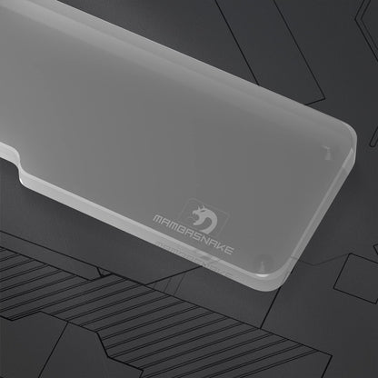 SELORSS Acrylic Keyboard Wrist Rest - Compact 60% Keyboard- Mechanical Keyboards Ergonomic Palm Rest for Computer Keyboard,Anti-Slip Base,Wrist Pad for Laptop,Office & Home-Easy Typing