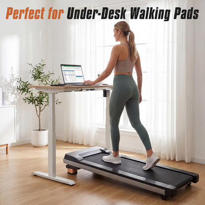 ACOCO Treadmill Incline Riser Blocks and Walking Pad Mat 8 Pcs, Stackable Vibration Pads for Hardwood Floors, Anti-Slip Equipment Base for Home Gym, High Density