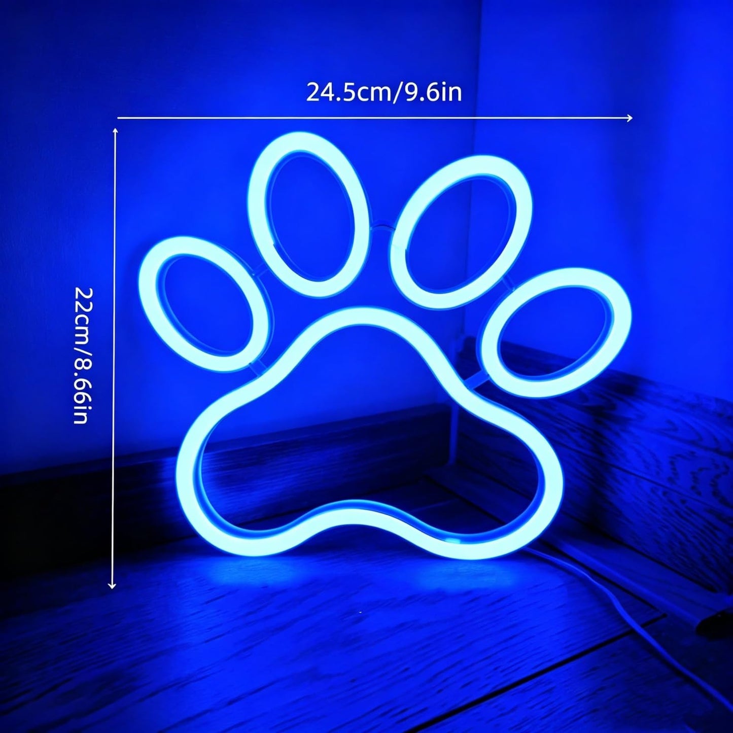 LED Neon Signs Assortment Strawberry Cat Paw Coffee Cup Whale Shapes Indoor Outdoor Decor Party Christmas Valentine's Day Bedroom Ambience