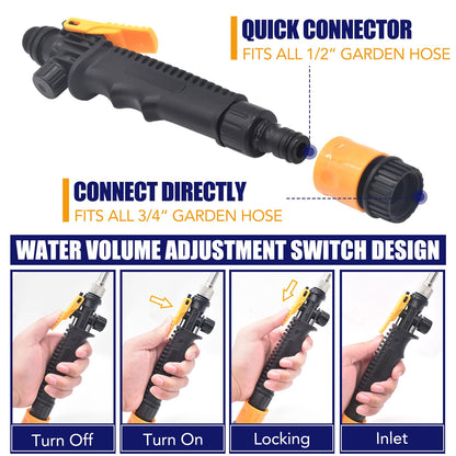 RV Water Heater Tank Rinser, Metal Tube RV Water Heater Flush Wand, Camper Hot Water Tank Cleaning Rinser Flusher