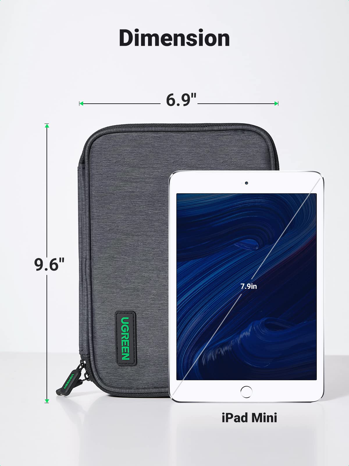 UGREEN Electronic Organizer Travel Cable Organizer Storage Bag for Data Cables, USB C Charger, SD Card, Hard Drive, Charging Cord, Mouse, Power Bank, Phone, Power Adapter Plug Electronics Accessories