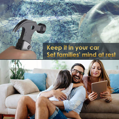 Multitool Fathers Day Dad Gifts from Daughter and Son, Camping Accessories, 13 in 1 Survival Multi Tools Hammer, Christmas Cool Gadgets for Adults Him Boyfriend Husband Grandpa Women Birthday