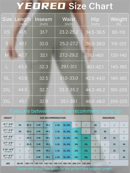 YEOREO CoreFlex Women Workout Flare Leggings with Pockets Hidden Scrunch High Waisted Cargo Gym Yoga Leggings Light Army Green XXL