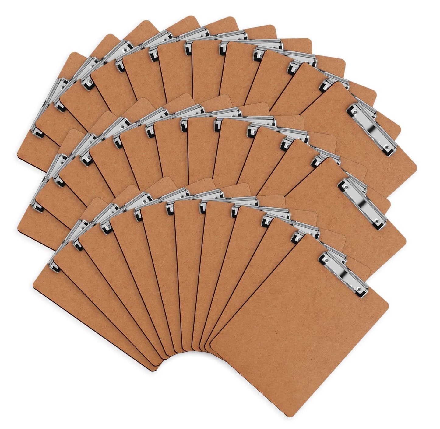 Clipboards, HERKKA 32 Pack Hardboard Office Clipboards Low Profile Clip Standard A4 Letter Size, ECO Friendly