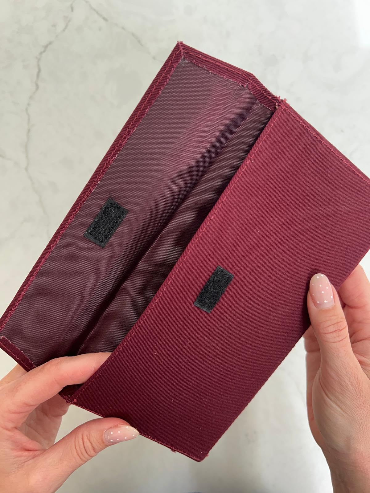 WANDERINGS Zipper Case Card Sleeve Holder Travelers Journal Accessory for Regular Size Refillable Travel Journals - 4.25" x 8.25" - 100% Cotton Fabric Planner Accessories for Standard Notebooks