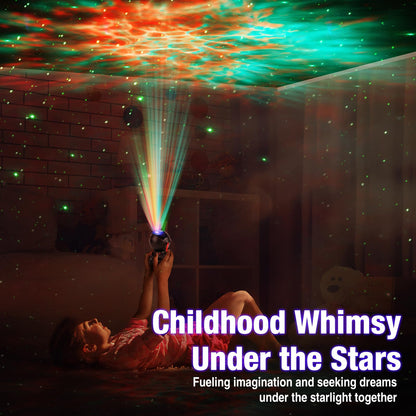 Astronaut Galaxy Projector Night Light – White Astronaut Holding Star, Star Projector Galaxy Lamp for Kids Bedroom, Space Decor & Gift