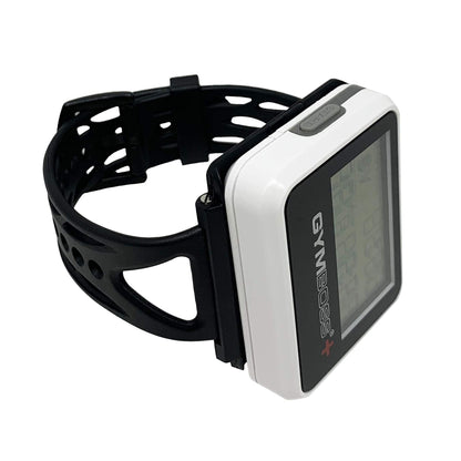Gymboss Plus Interval Timer and Stopwatch and Gymboss Watchstrap - Bundle (White/Gray)