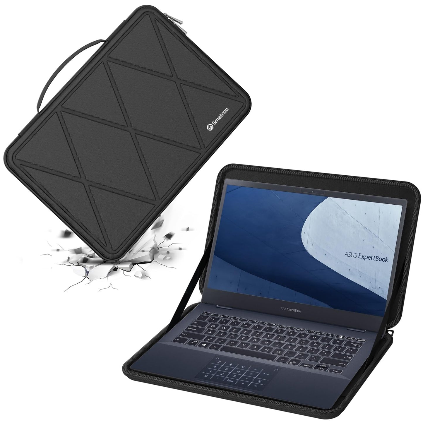 Smatree Hard EVA Protective Sleeve Case Compatible for 14 inch ASUS Vivobook 14 Notebook Bag (X8246T)