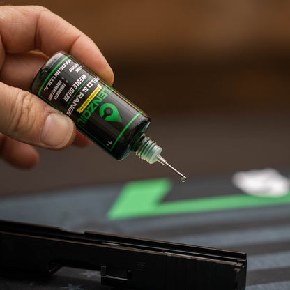 Clenzoil Two-Step Firearm Cleaning System – Carbon Cleaner & CLP Lubricant – Deep Fouling Removal, Long-Lasting Protection, Safe on All Finishes – USA Made (2-Bottle Kit)