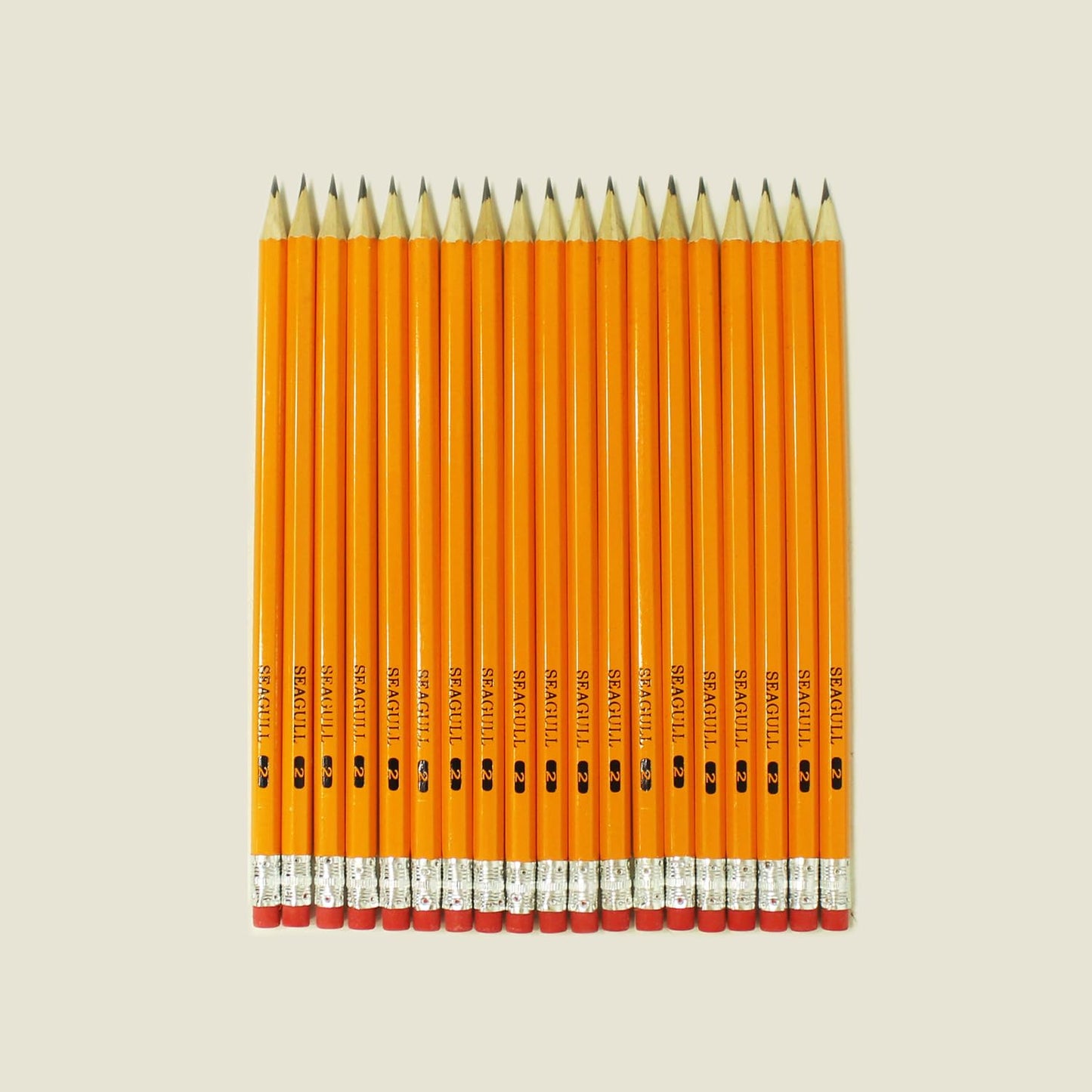 Seagull 600 Count Bulk Pack Pencils Pre-sharpened with Erasers, No. 2 HB Yellow Graphite Pencils for School Teacher Supplies, for Writing Drawing Sketching