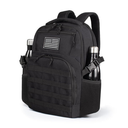 TBNBO Military Tactical Backpack for Travel Hiking,Black Backpack for Men with Bottle Holder, 30L Small Laptop Backpack for Work, Men's Assault Bag Back Pack